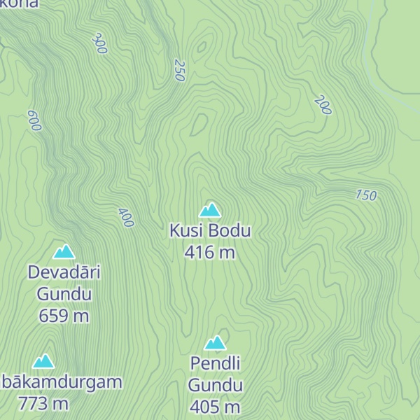 Map of Kusi Bodu