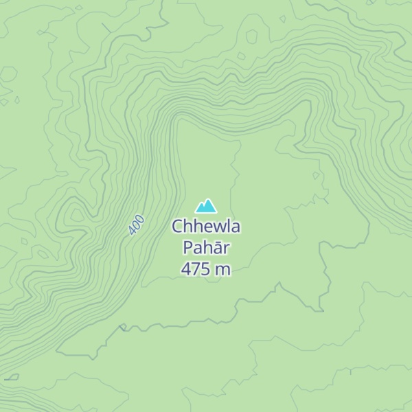 Map of Chhewla Pahār