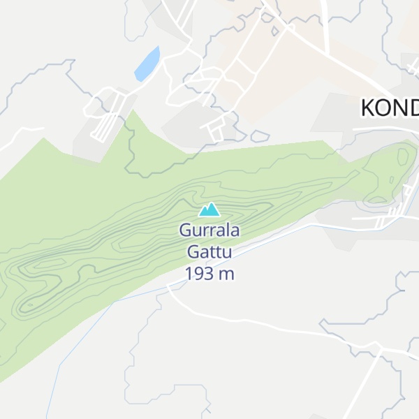 Map of Gurrala Gattu