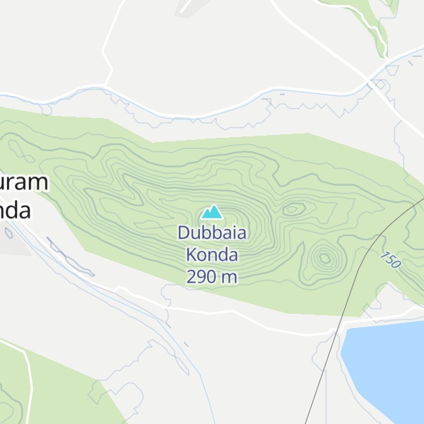 Map of Dubbaia Konda