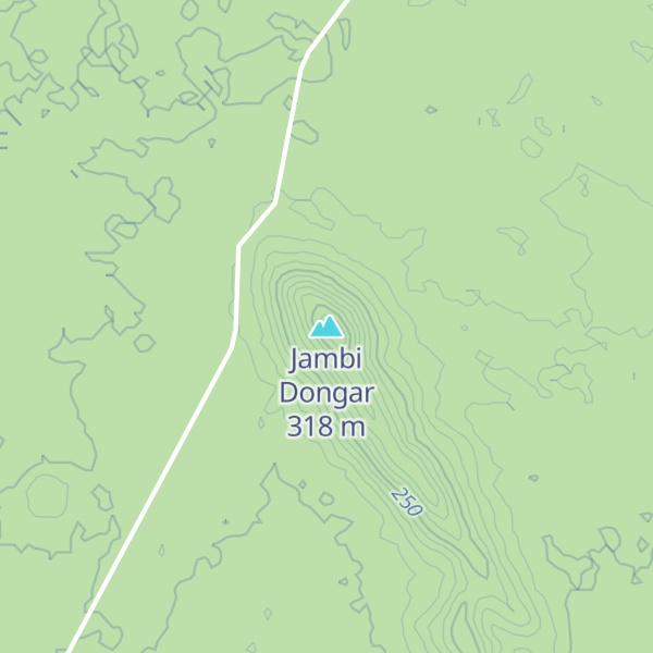Map of Jambi Dongar