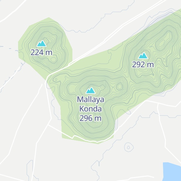 Map of Mallaya Konda