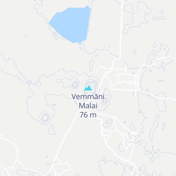 Map of Vemmāni Malai