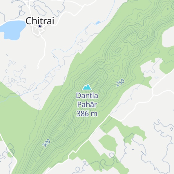 Map of Dantla Pahār