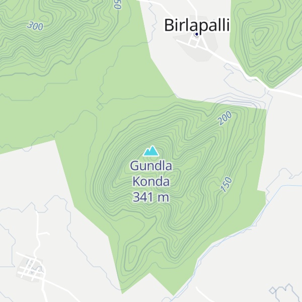 Map of Gundla Konda