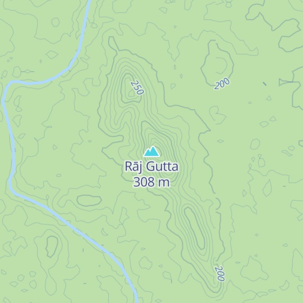 Map of Rāj Gutta