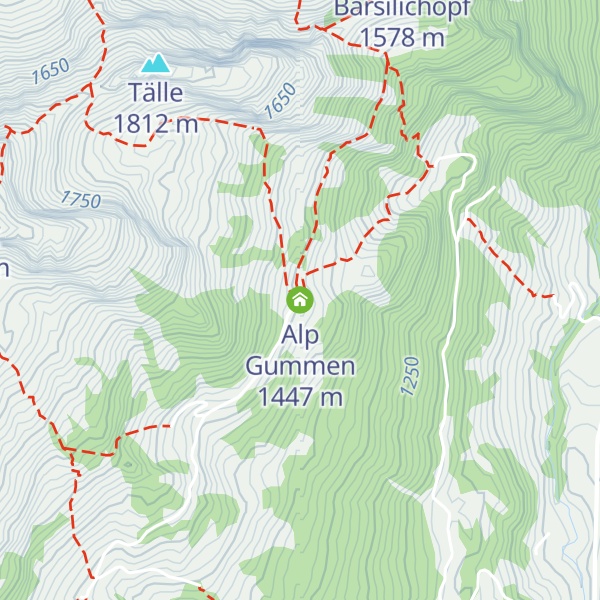 Map of Alp Gummen