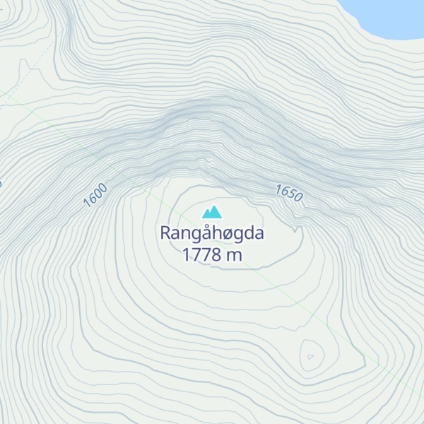 Map of Rangåhøgda