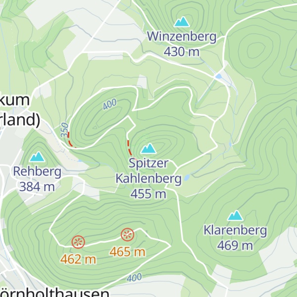 Map of Spitzer Kahlenberg
