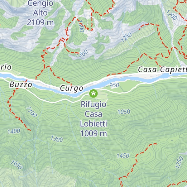 Map of Rifugio Casa Lobietti