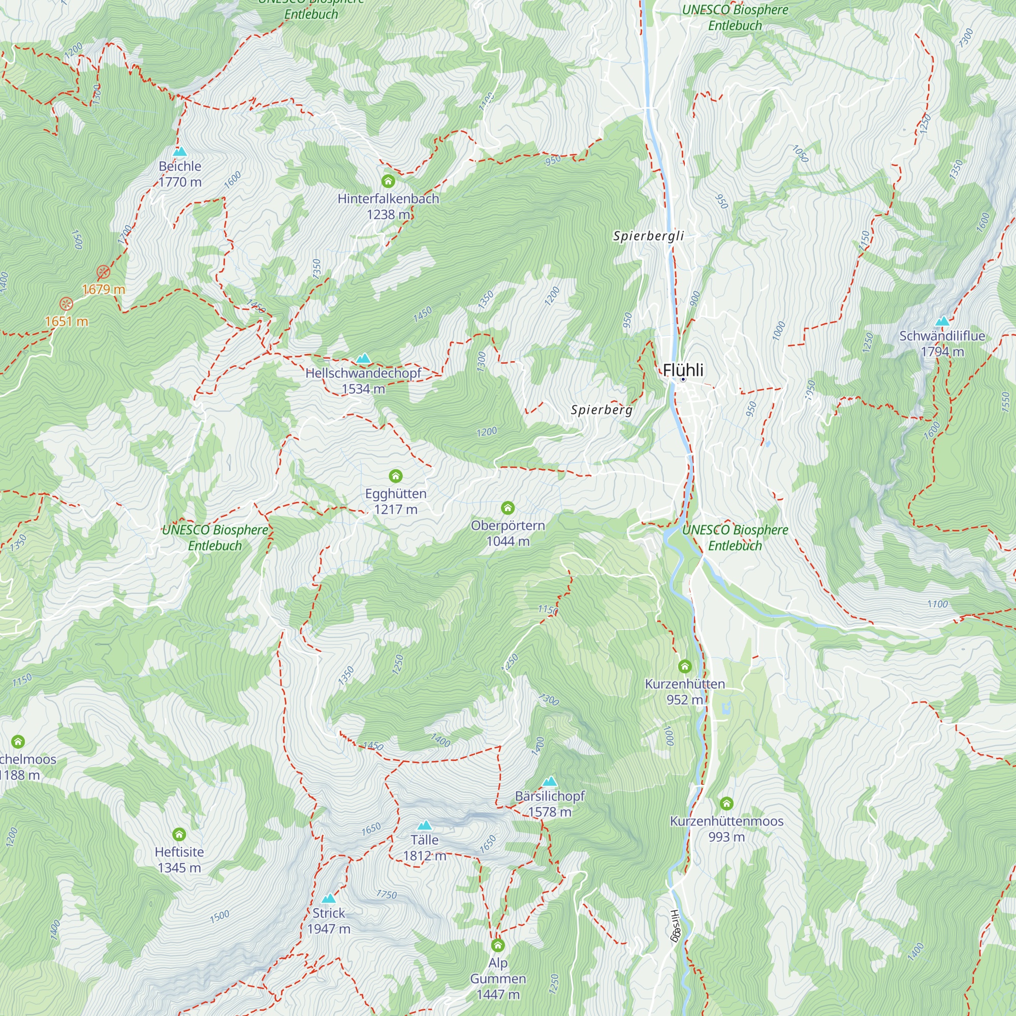 Oberpörtern map