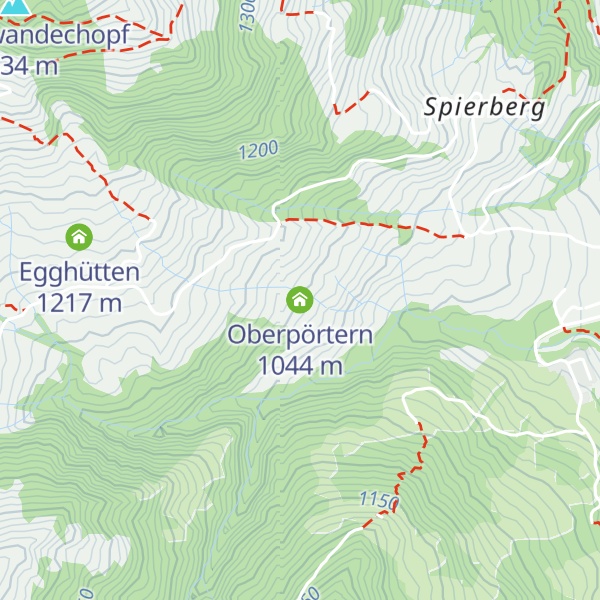 Map of Oberpörtern