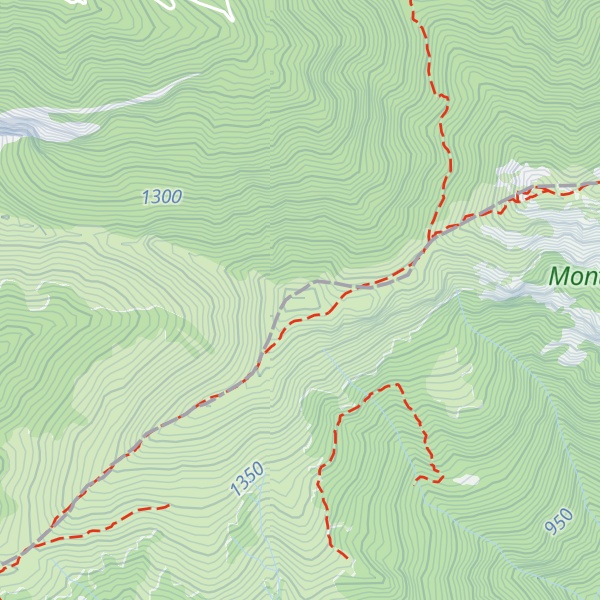 Map of Monte Fontanette