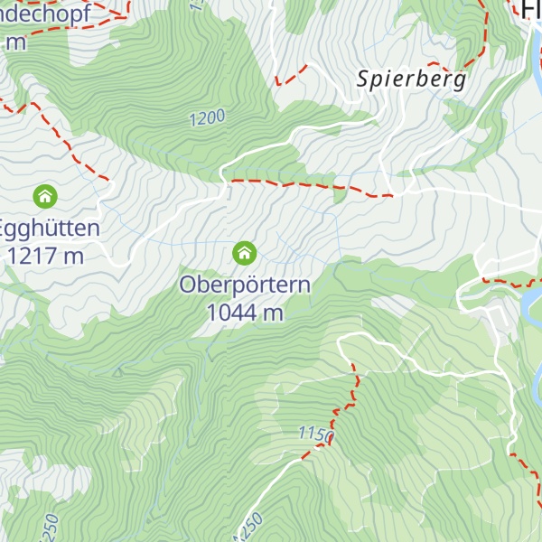 Map of Vorderpörtern
