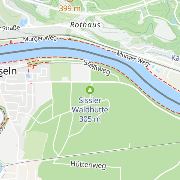Map of Sissler Waldhütte