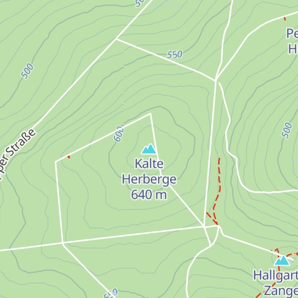 Map of Kalte Herberge