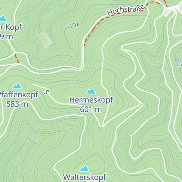 Map of Hermeskopf