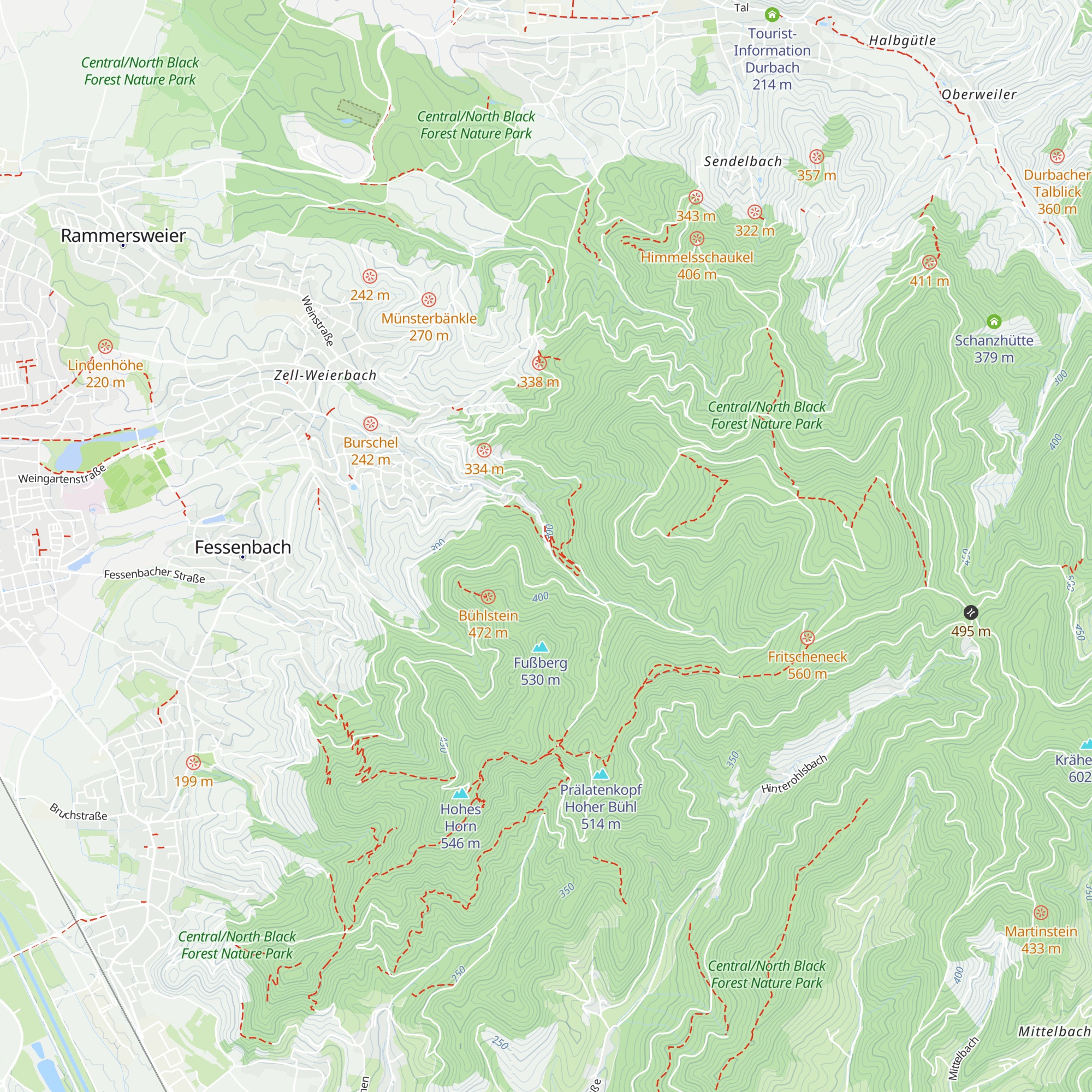 Walensteinhütte map