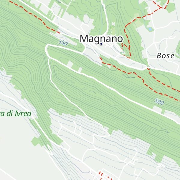 Map of Monte Chiaro