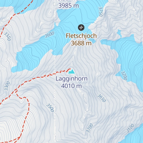 Map of Lagginhorn