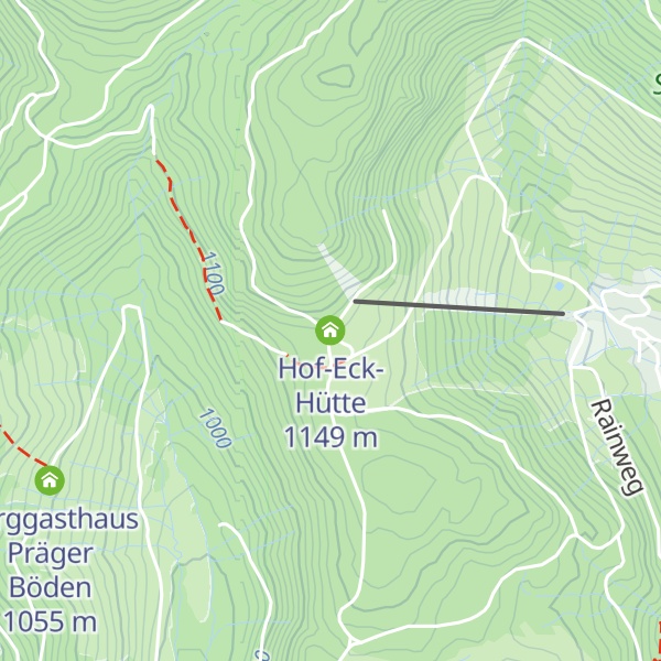 Map of Hof-Eck-Hütte