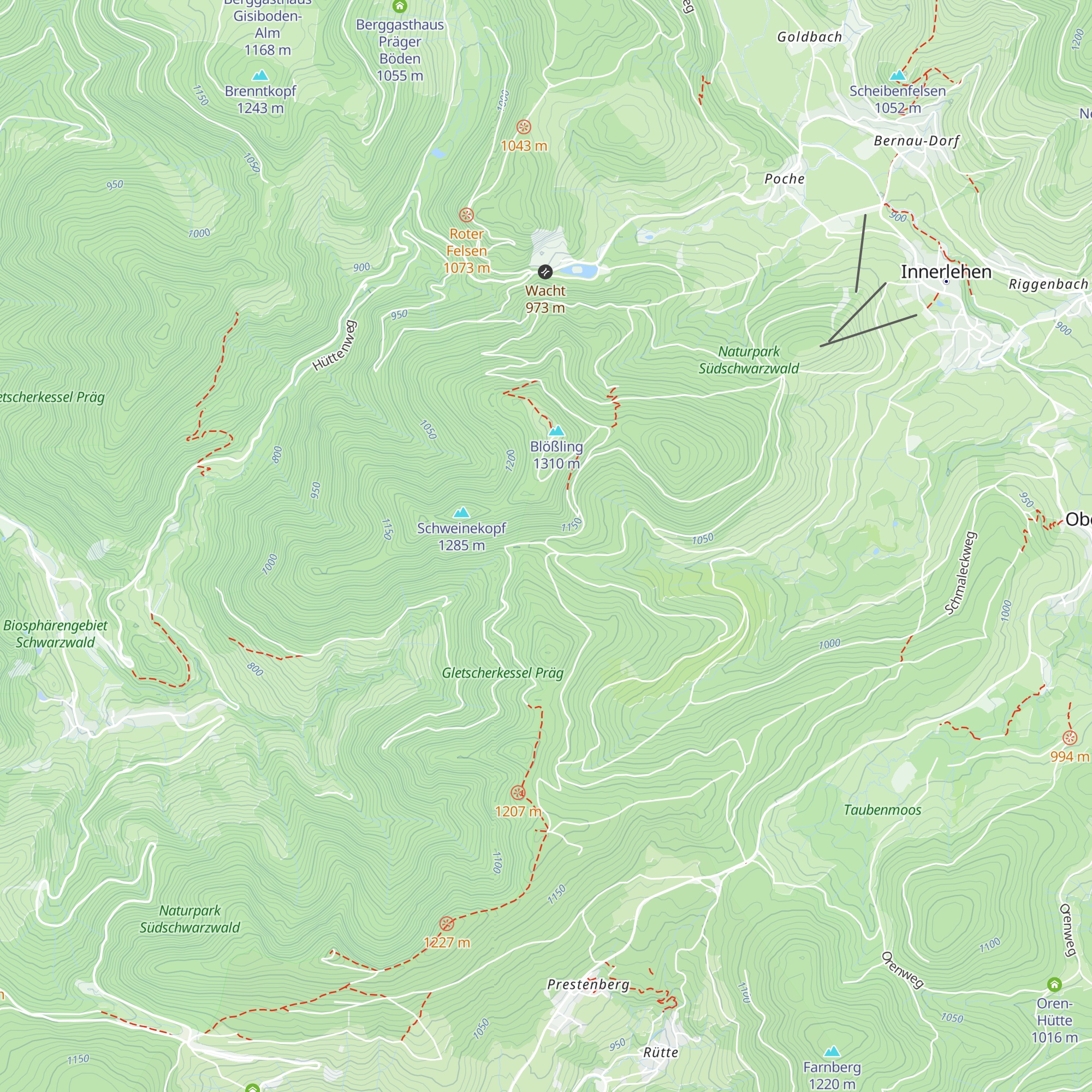 Präger-Eck-Hütte map