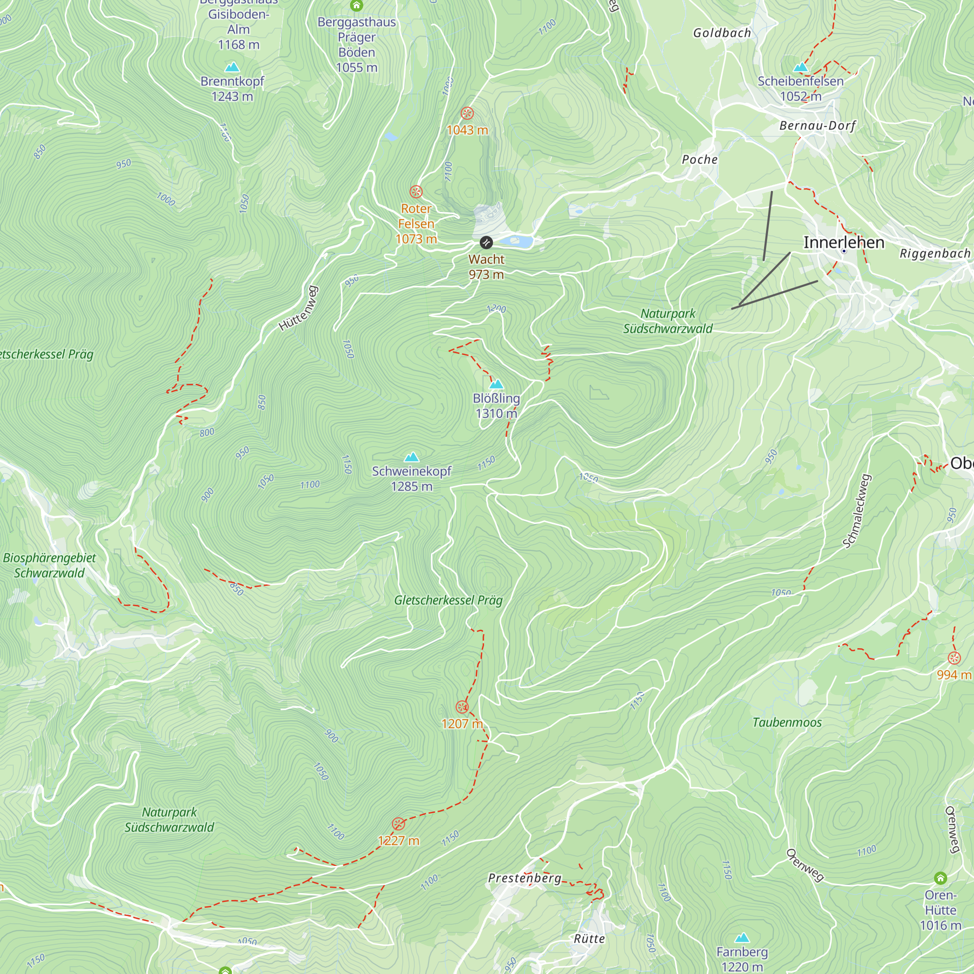 Präger-Eck-Hütte map