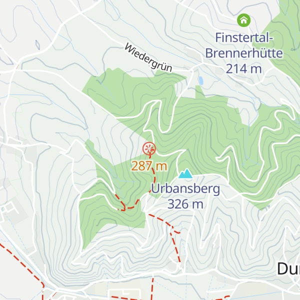 Map of Maiglöckchenhütte