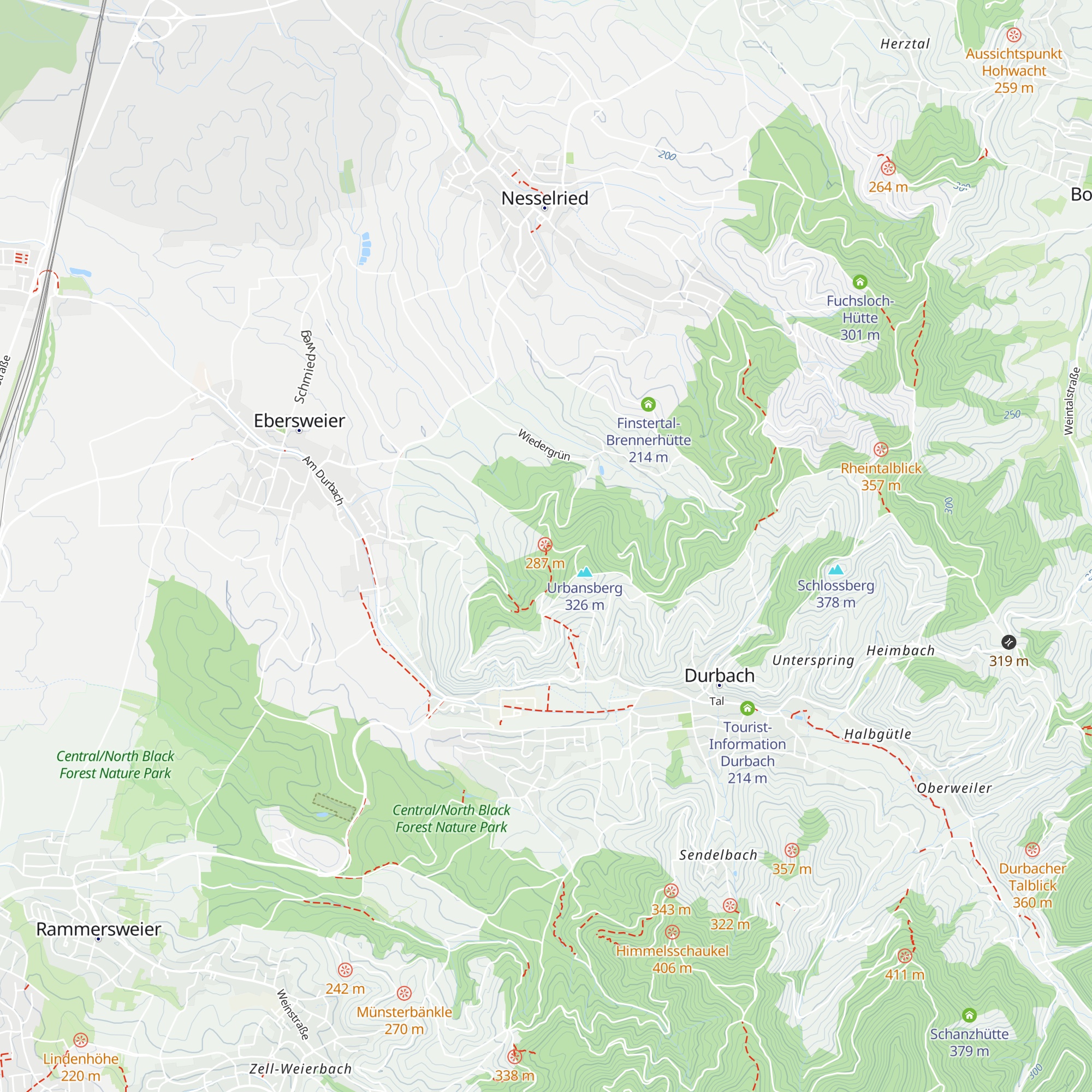 Maiglöckchenhütte map
