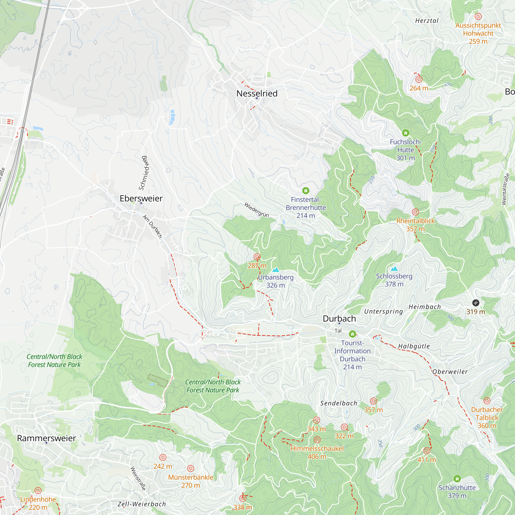 Maiglöckchenhütte map
