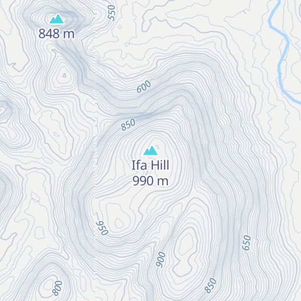 Map of Ifa Hill