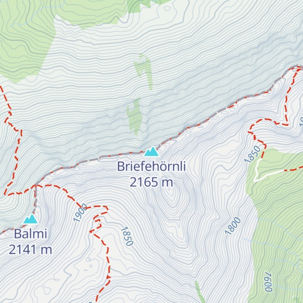 Map of Briefehörnli
