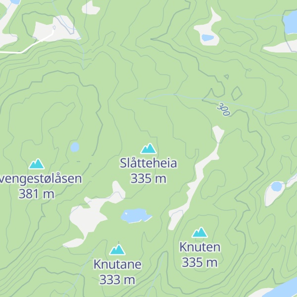 Map of Slåtteheia