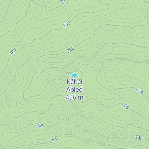 Map of Kêf el Abied