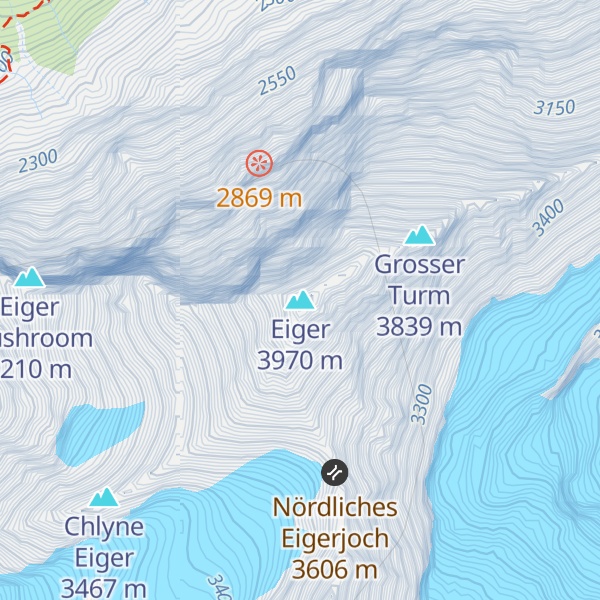 Map of Eiger