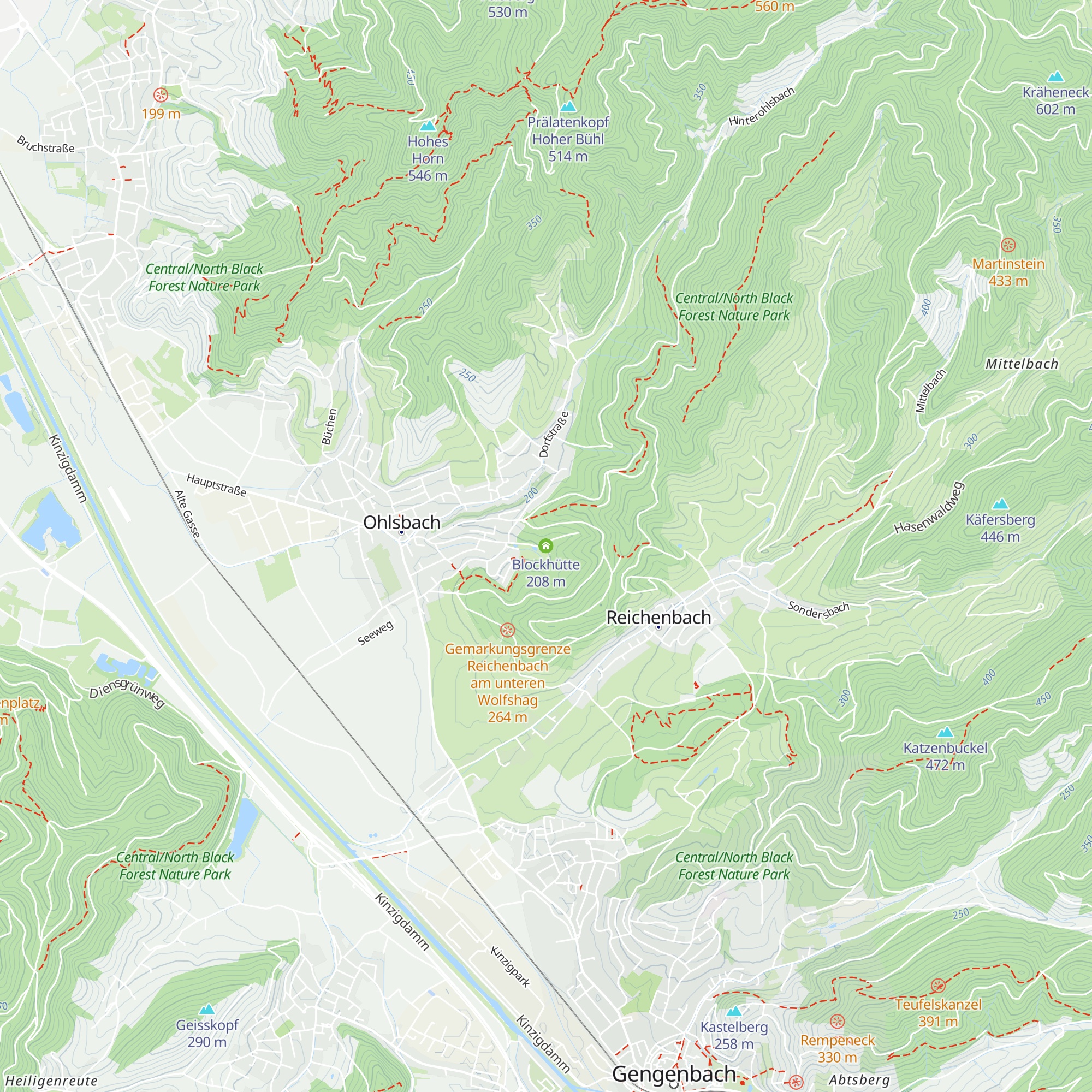 Blockhütte map