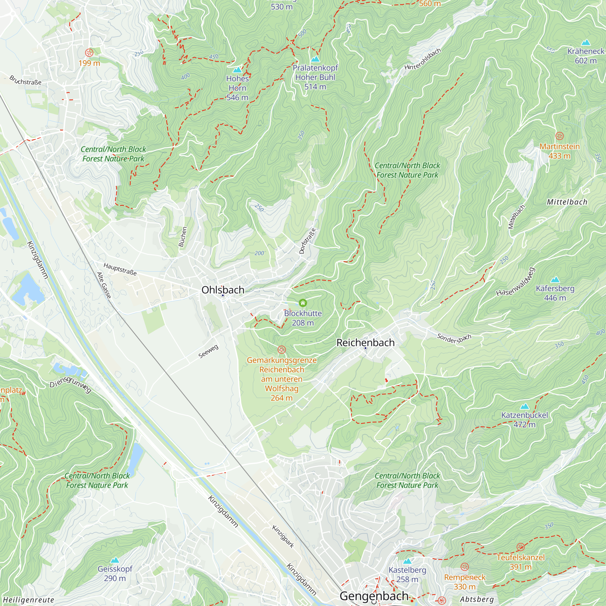 Blockhütte map