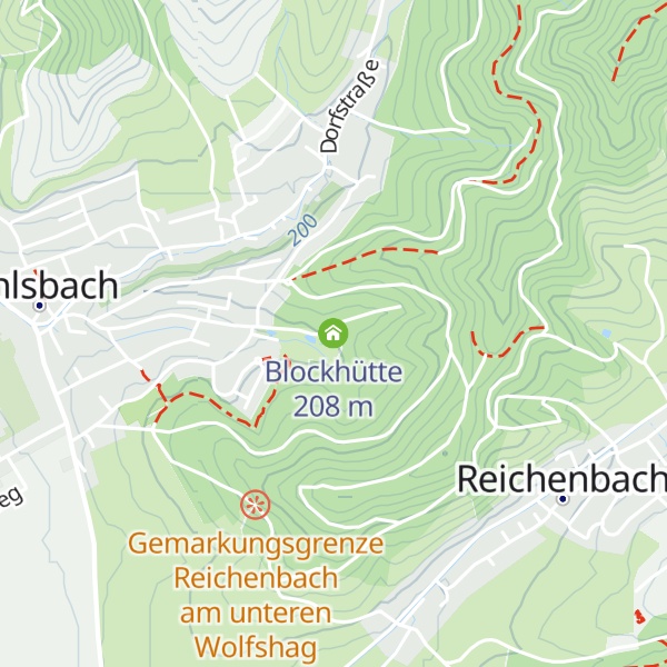 Map of Blockhütte