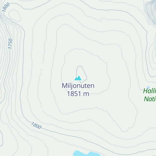 Map of Miljonuten