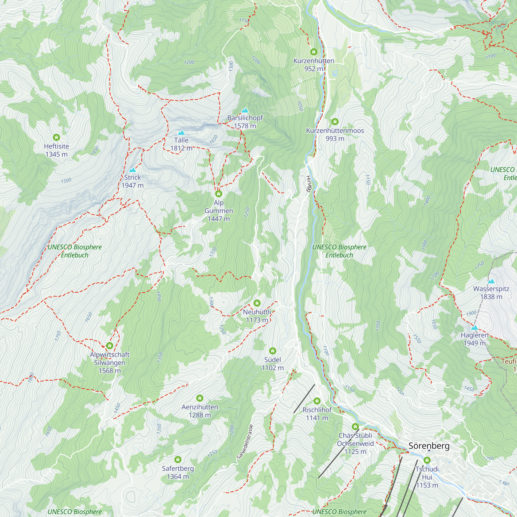 Blüemlisalp map