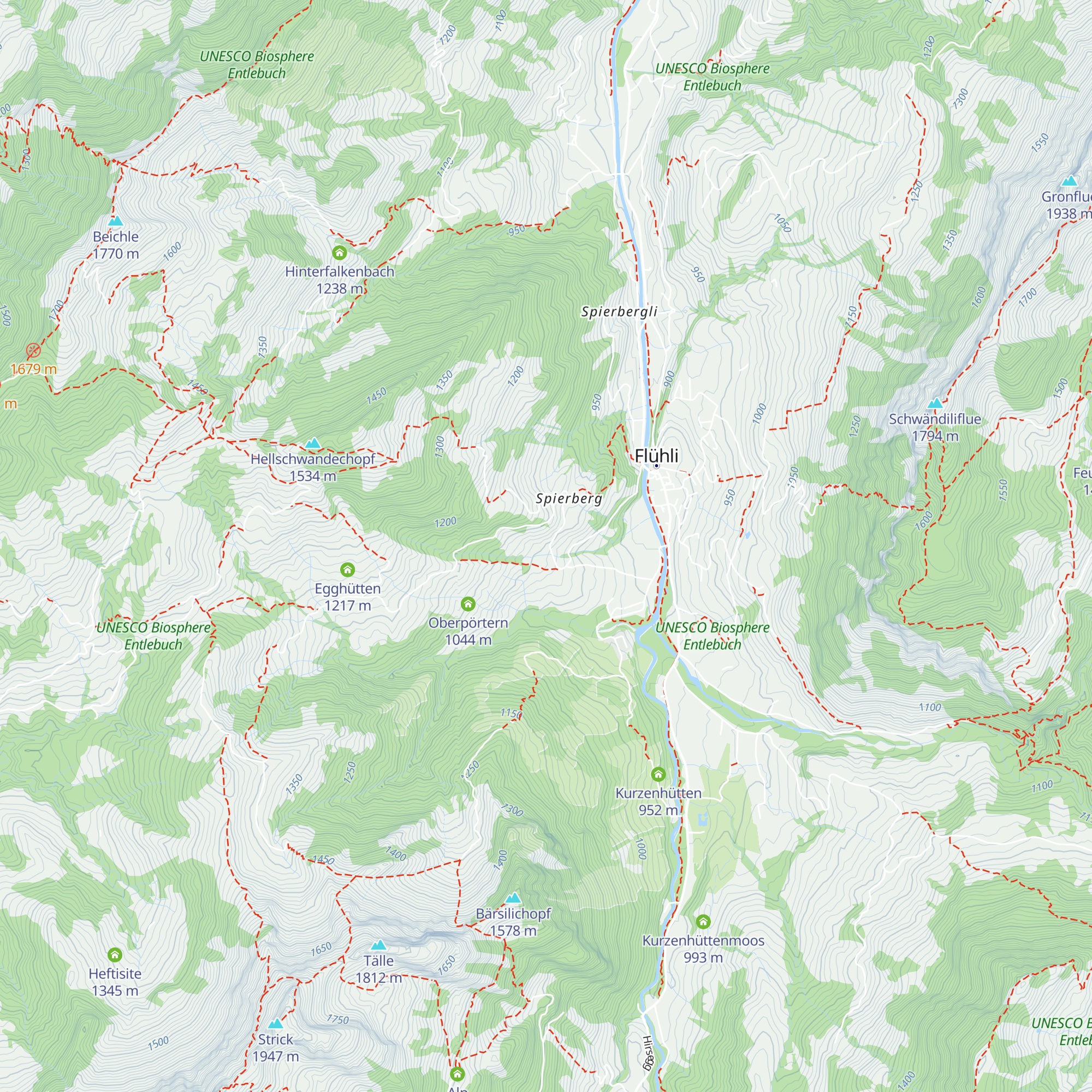 Spierbergmösli map