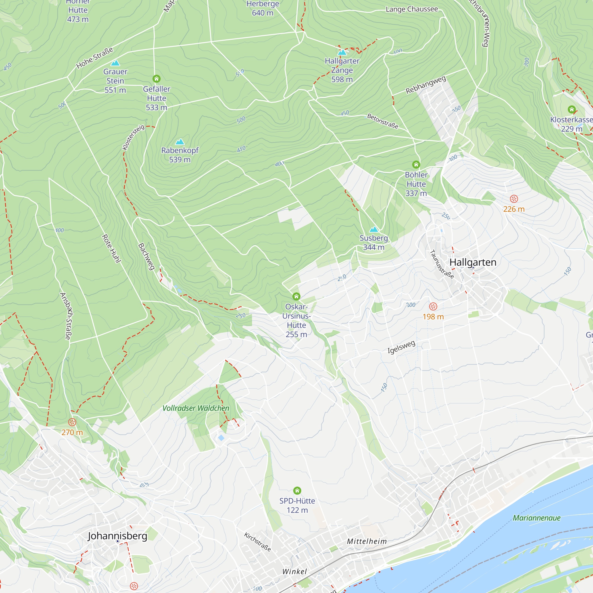 Oskar-Ursinus-Hütte map