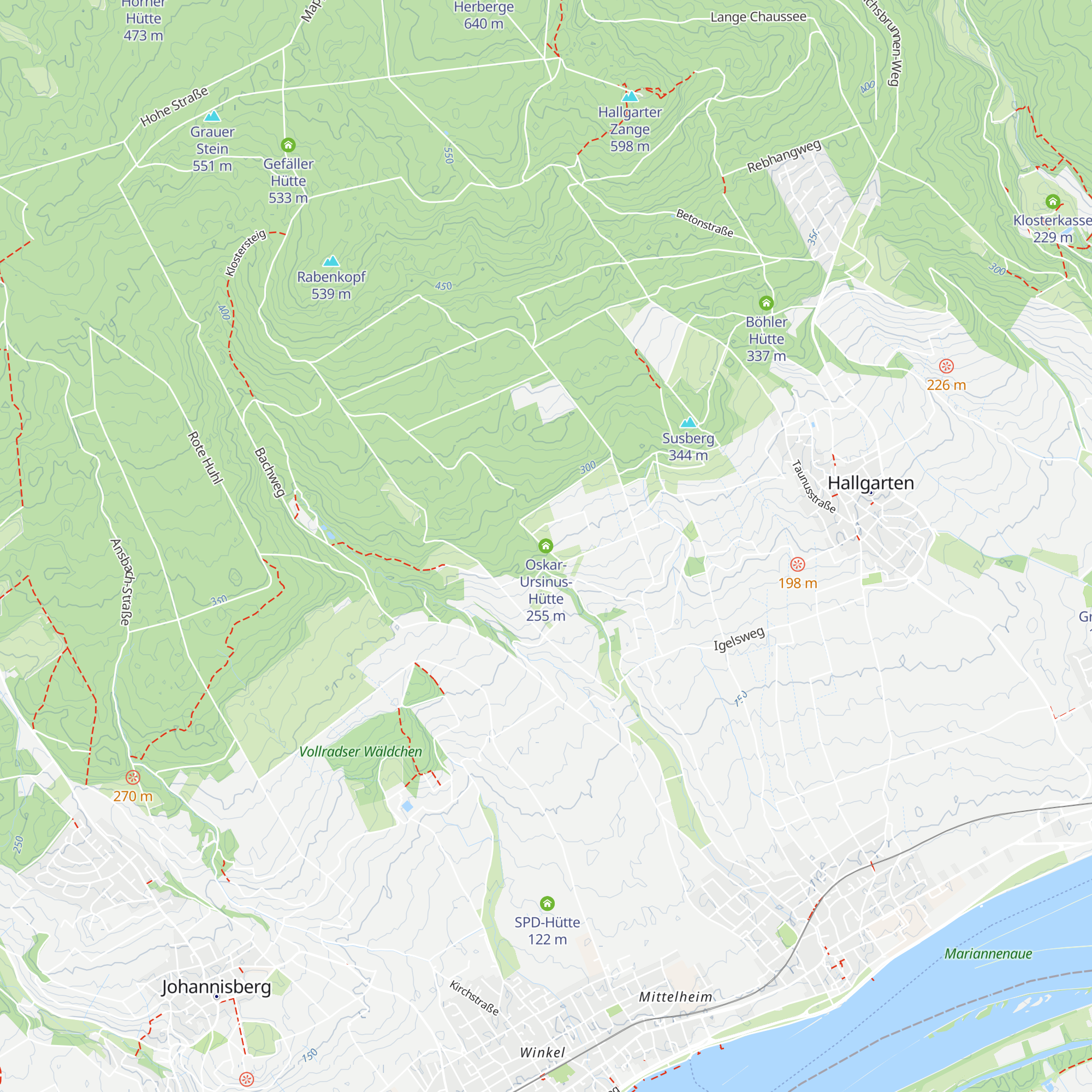 Oskar-Ursinus-Hütte map