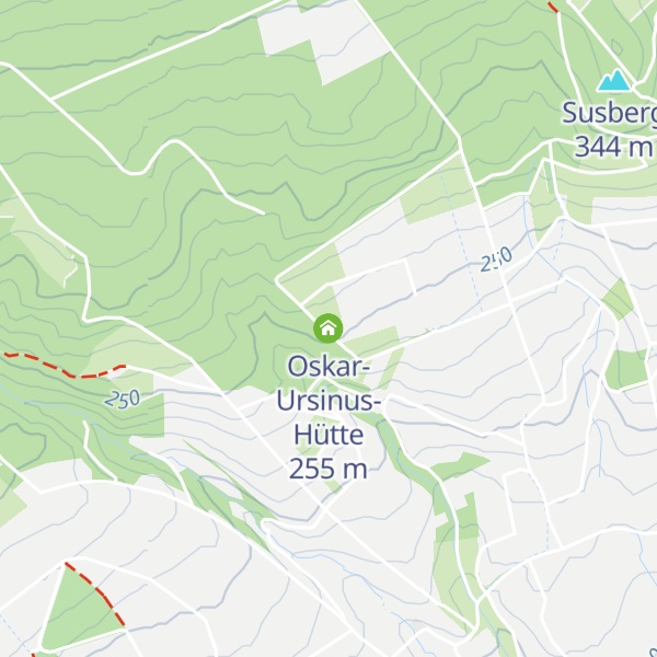 Map of Oskar-Ursinus-Hütte