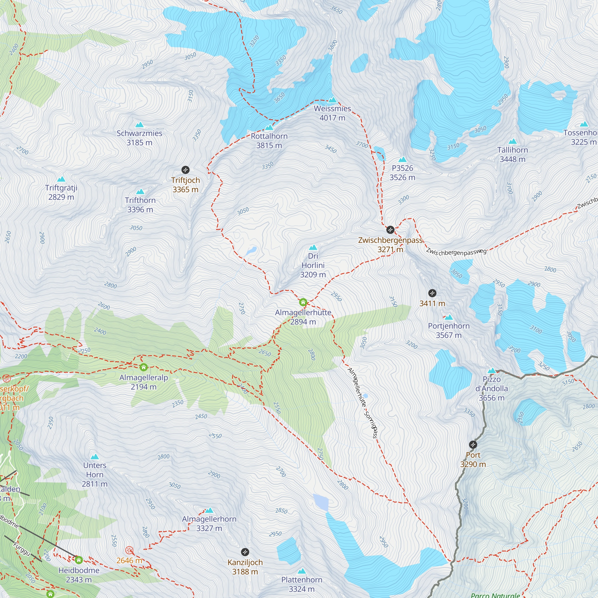 Mischabelblick map