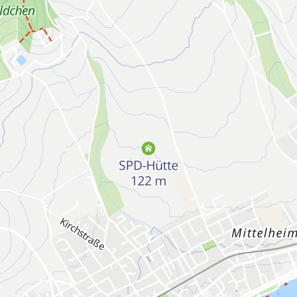 Map of SPD-Hütte