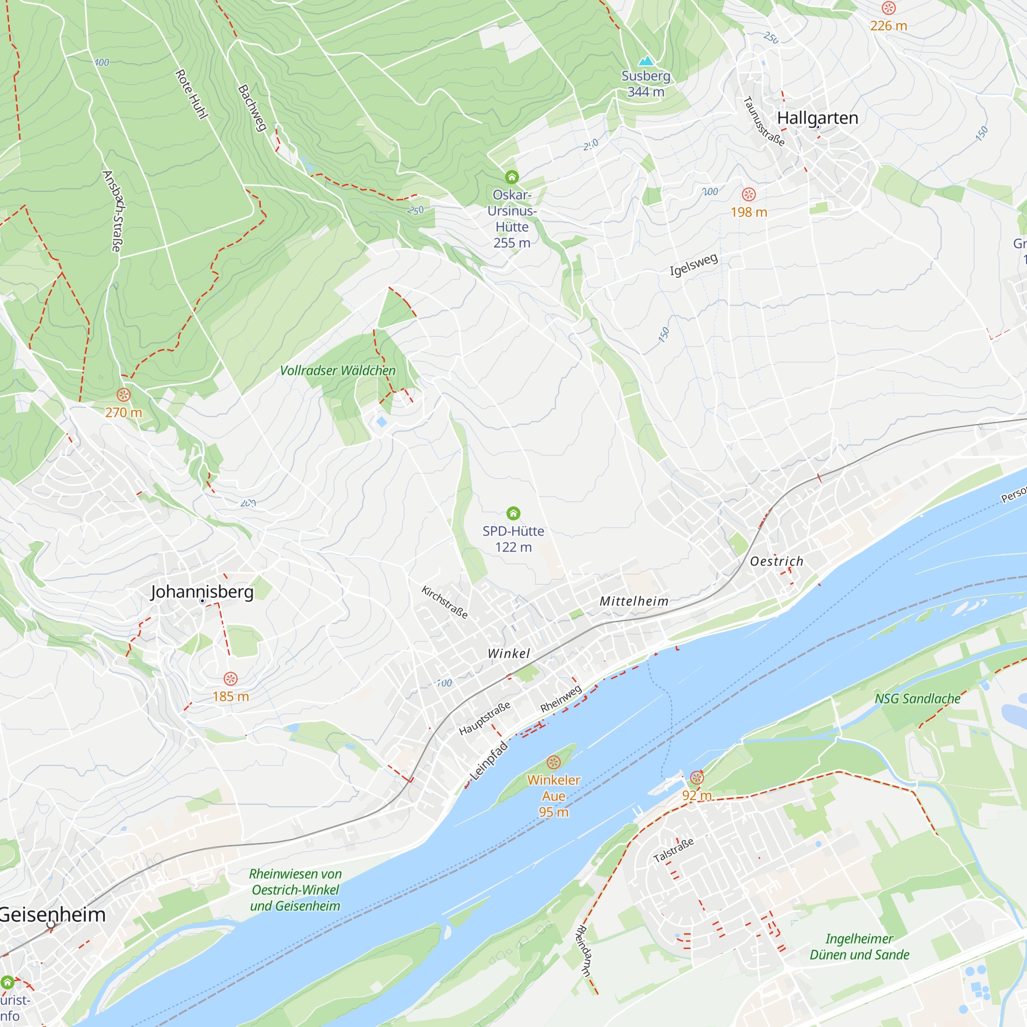 SPD-Hütte map