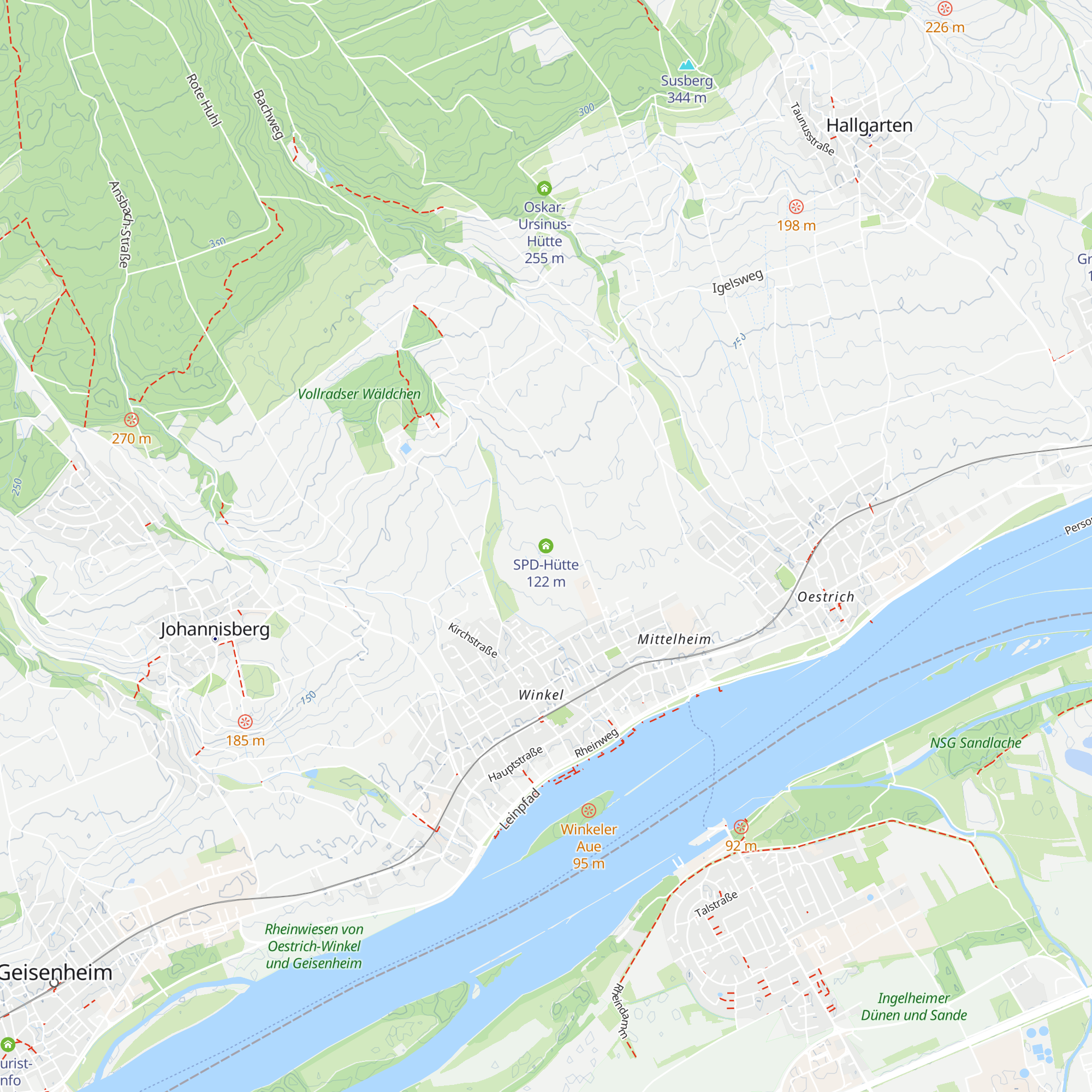 SPD-Hütte map