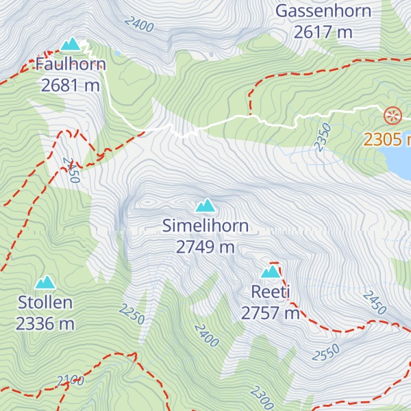 Map of Simelihorn