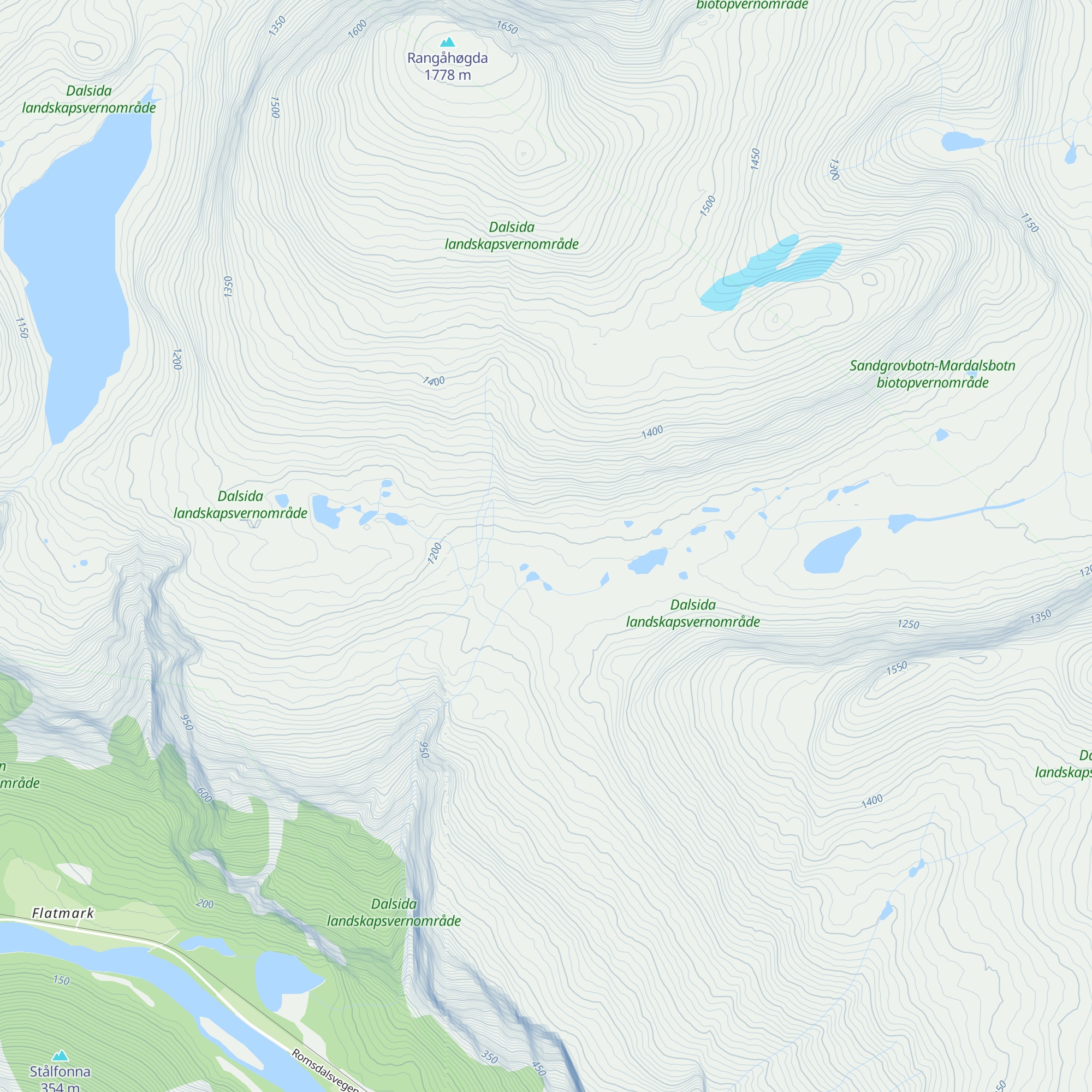 Grønnbotnhytta map